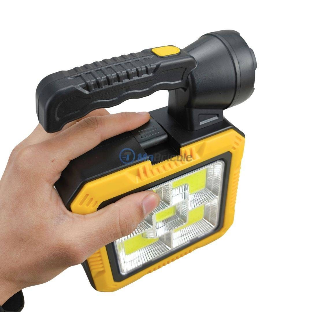 Lampe torche solaire multifonction avec kit d’urgence مصباح الطوارئ الذكي متعدد الاستخدامات + حقيبة أدوات متكاملة