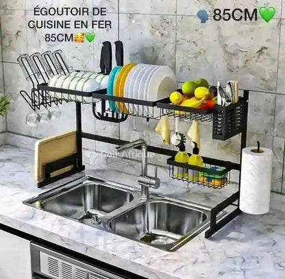 Egouttoir vaisselle مجفف و منظم الصحون فوق الحوض